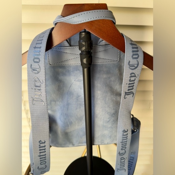 Juicy Couture Slater Blue Rhinestoned Backpack - Picture 3 of 3